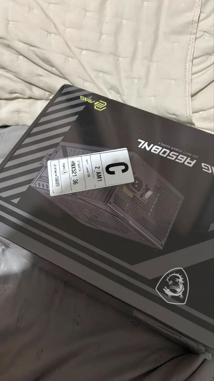 Fonte Msi Mag 650w 80 Plus Bronze - Foto 3