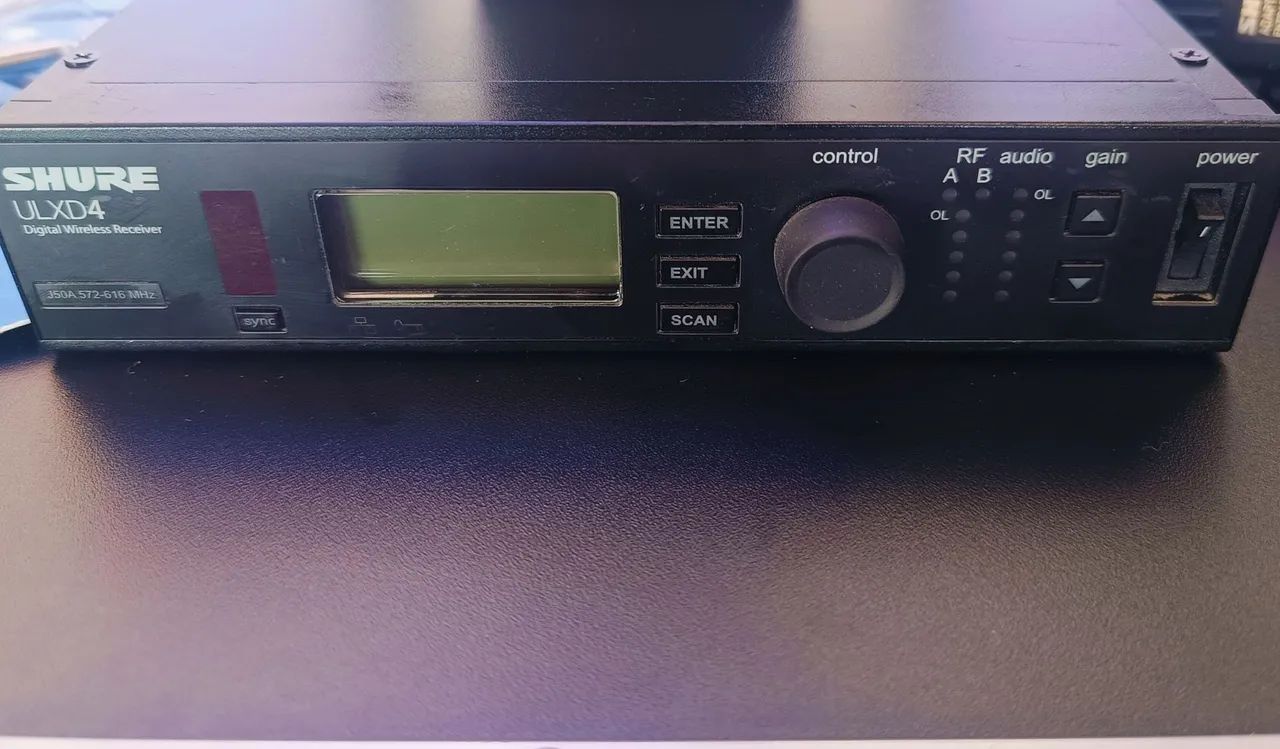 Receptores Original Shure Digital Profissional ULXD4 J50 - Foto 4