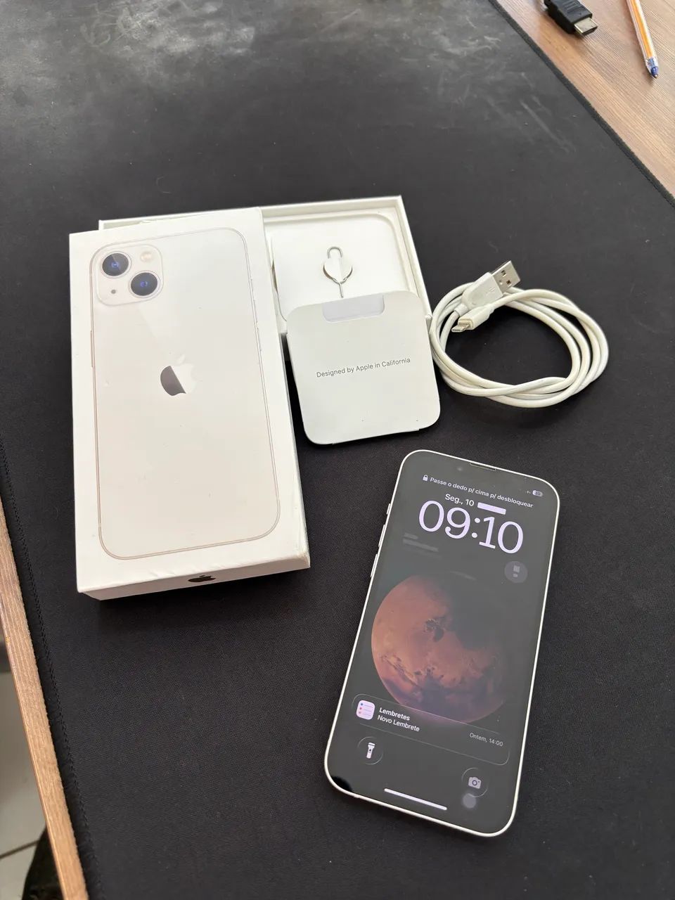 iPhone 13 branco impecável