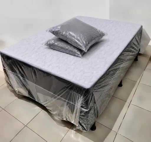 Camas Box Confortáveis Novas Com 2 Travesseiros Grátis e Frete Grátis