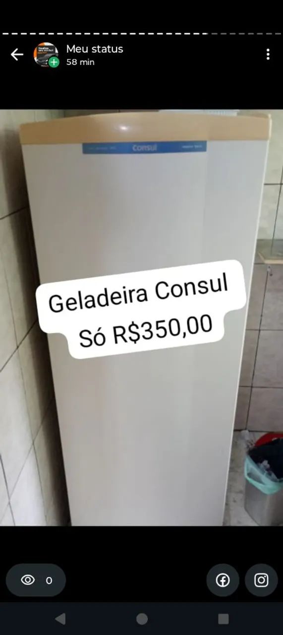 Geladeira Consul 
