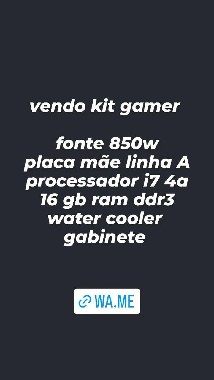 Kit gamer 