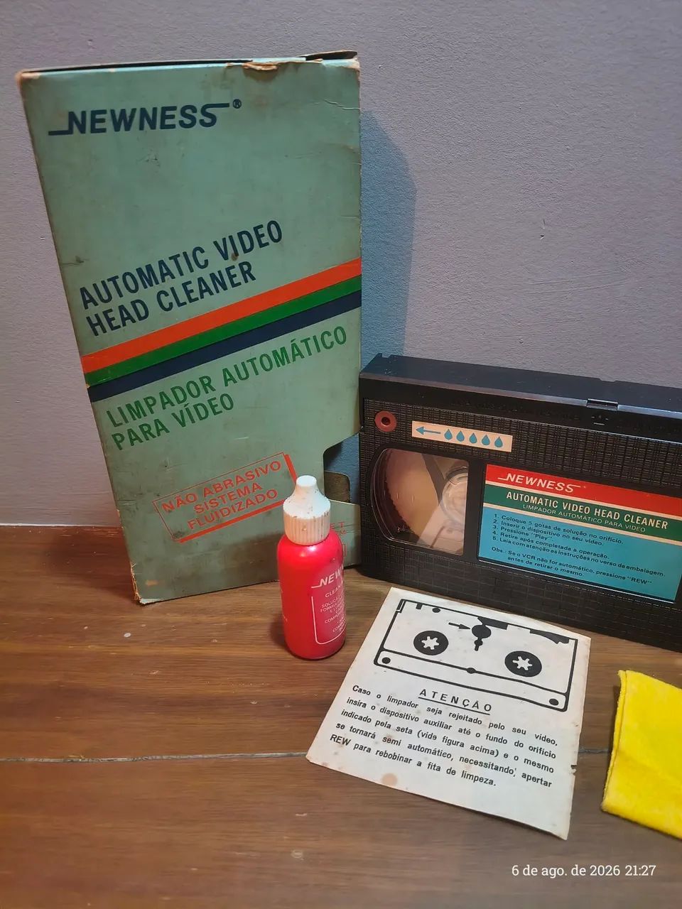 Vhs de limpeza antigo - Foto 3