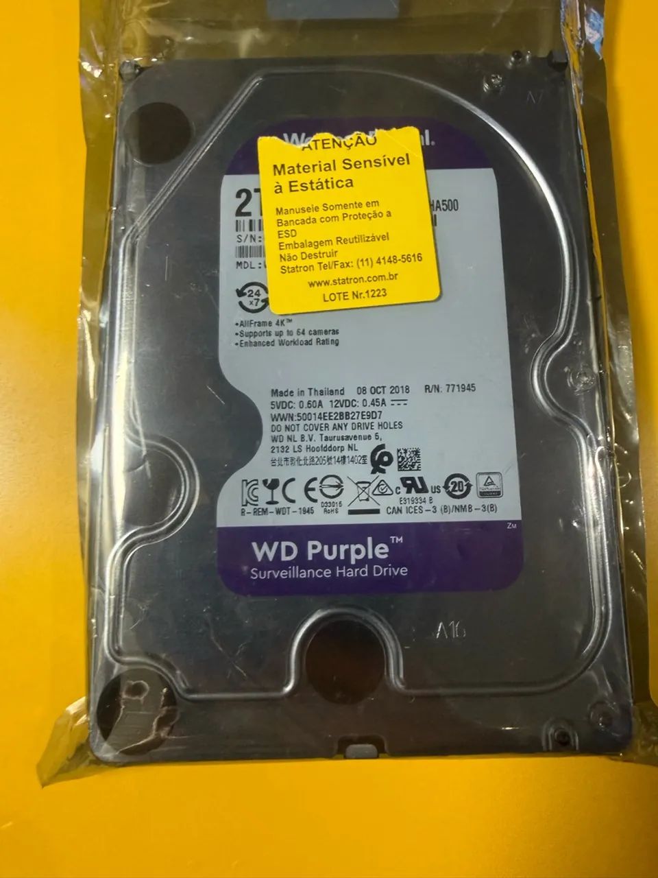 HD Wester Digital Purple - Foto 2