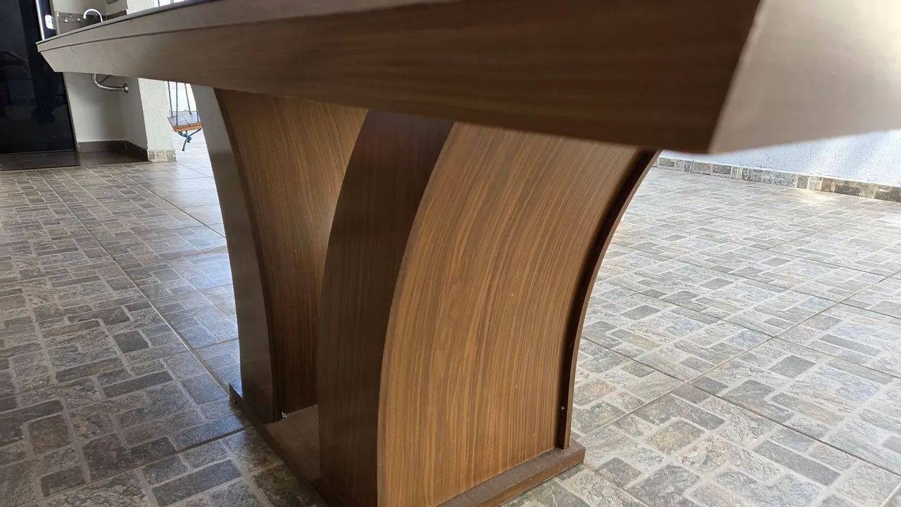 MESA JANTAR TAMPO DE VIDRO - Foto 3