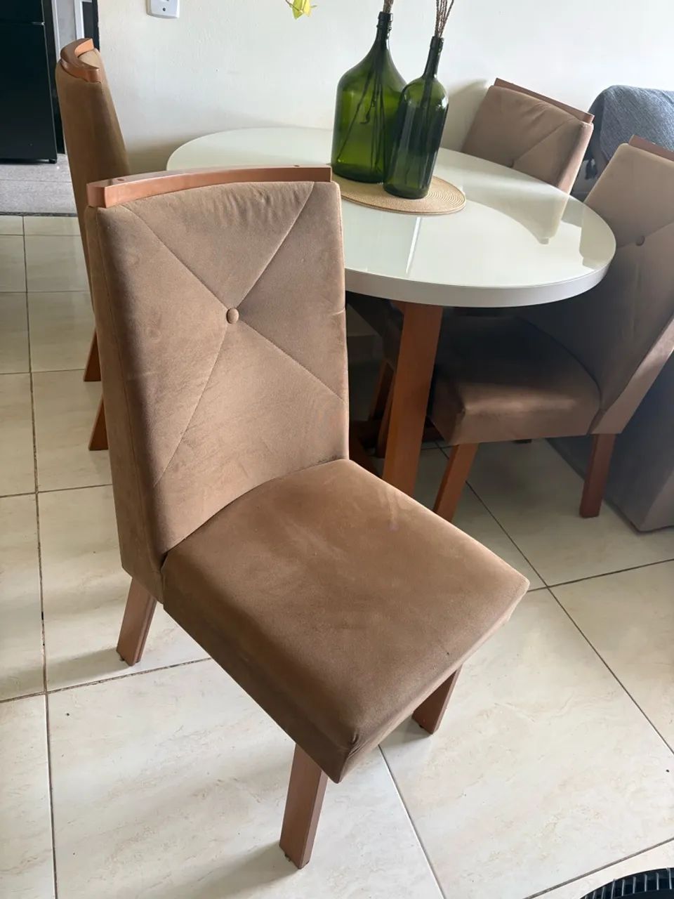 Conjunto de 4 cadeiras impermeabilizadas  - Foto 3