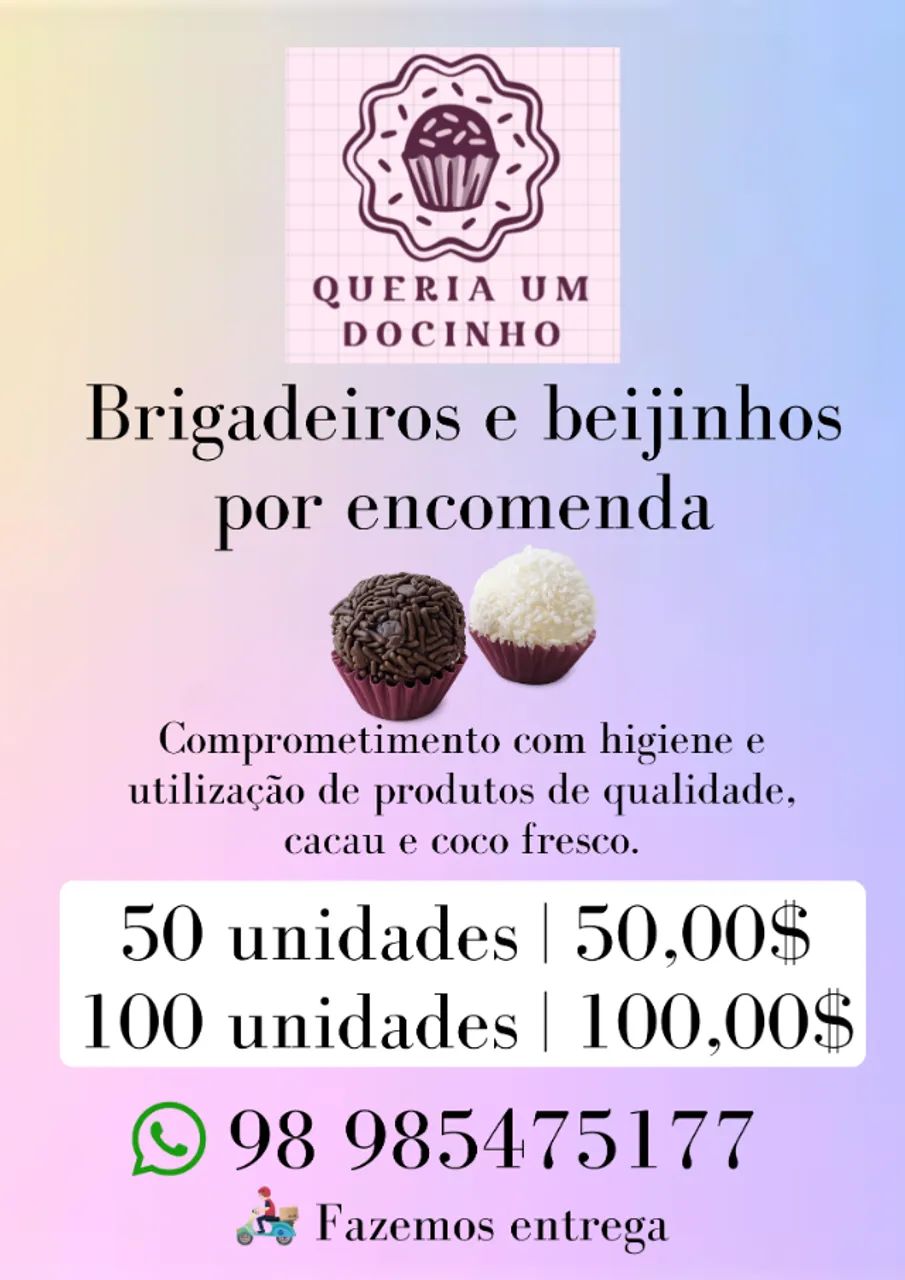 Brigadeiros e beijinhos