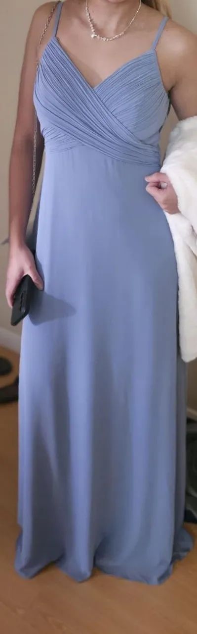 Vestido longo azul - Foto 2