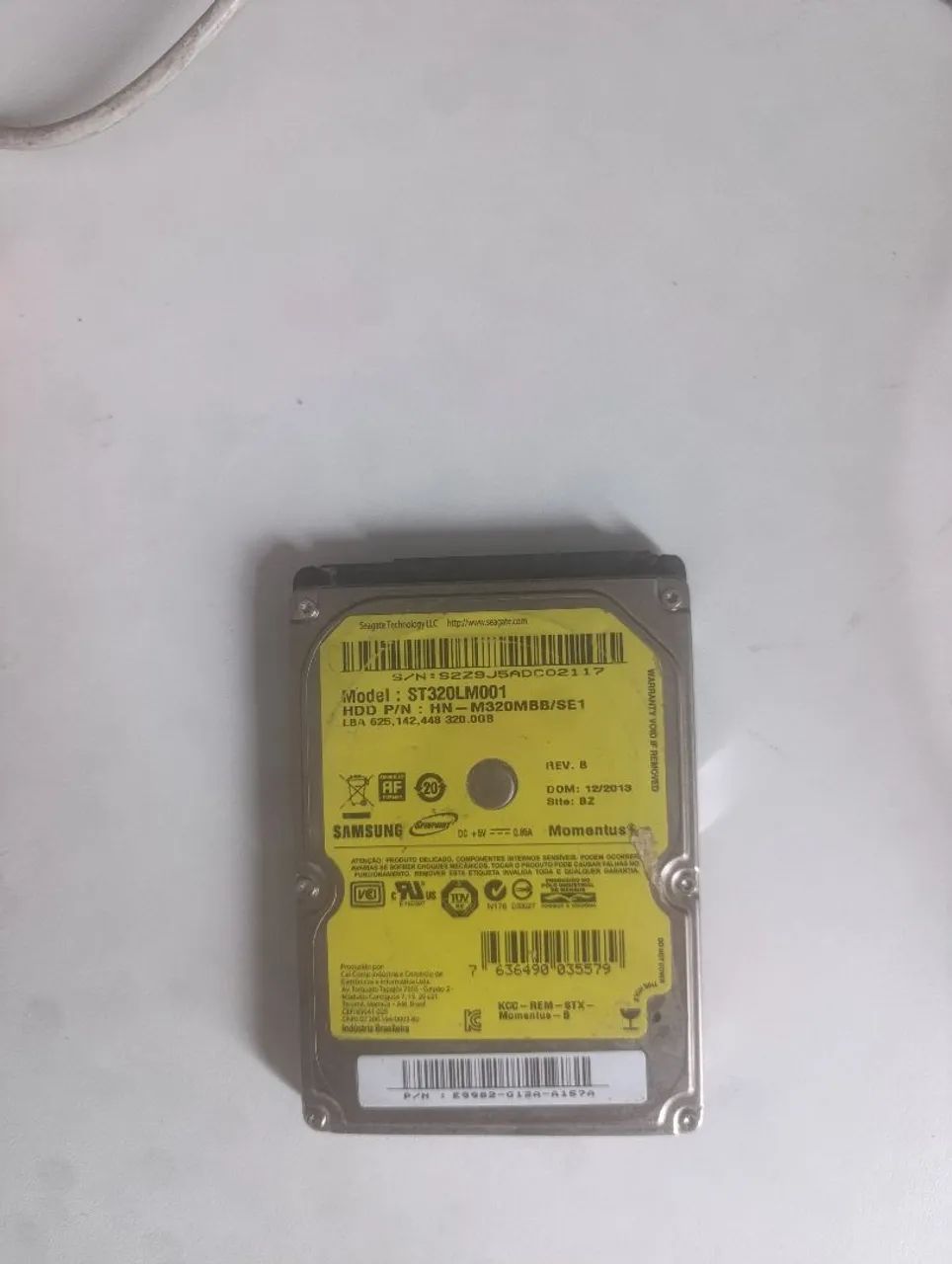 HD de NOTEBOOK 320GB - Foto 3