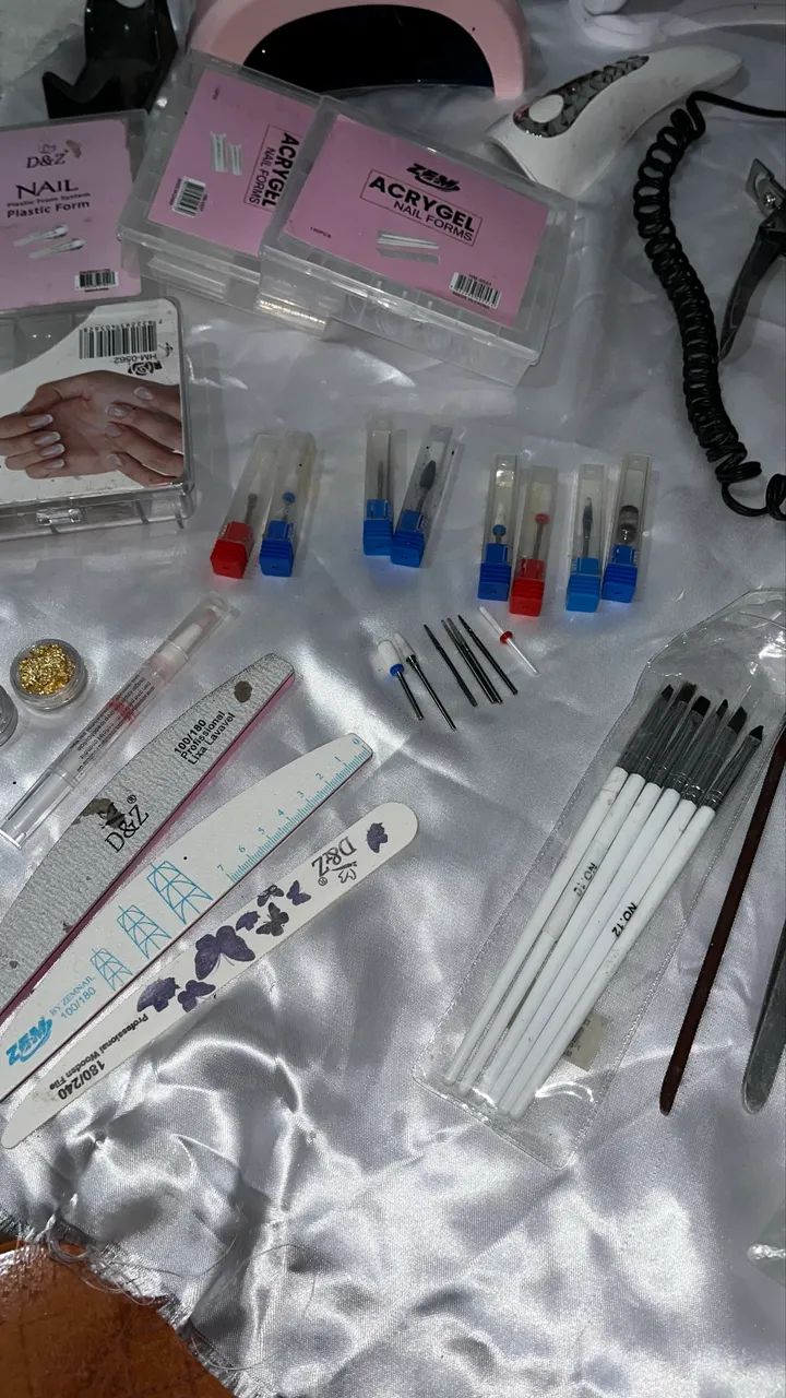 Kit unha de gel completo 