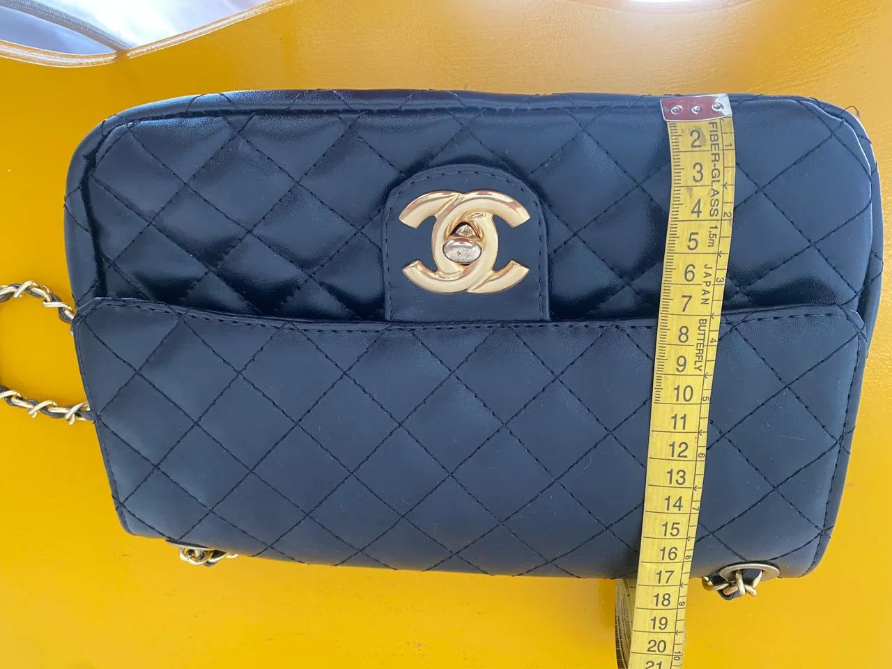 Bolsa preta metalassê  - Foto 4