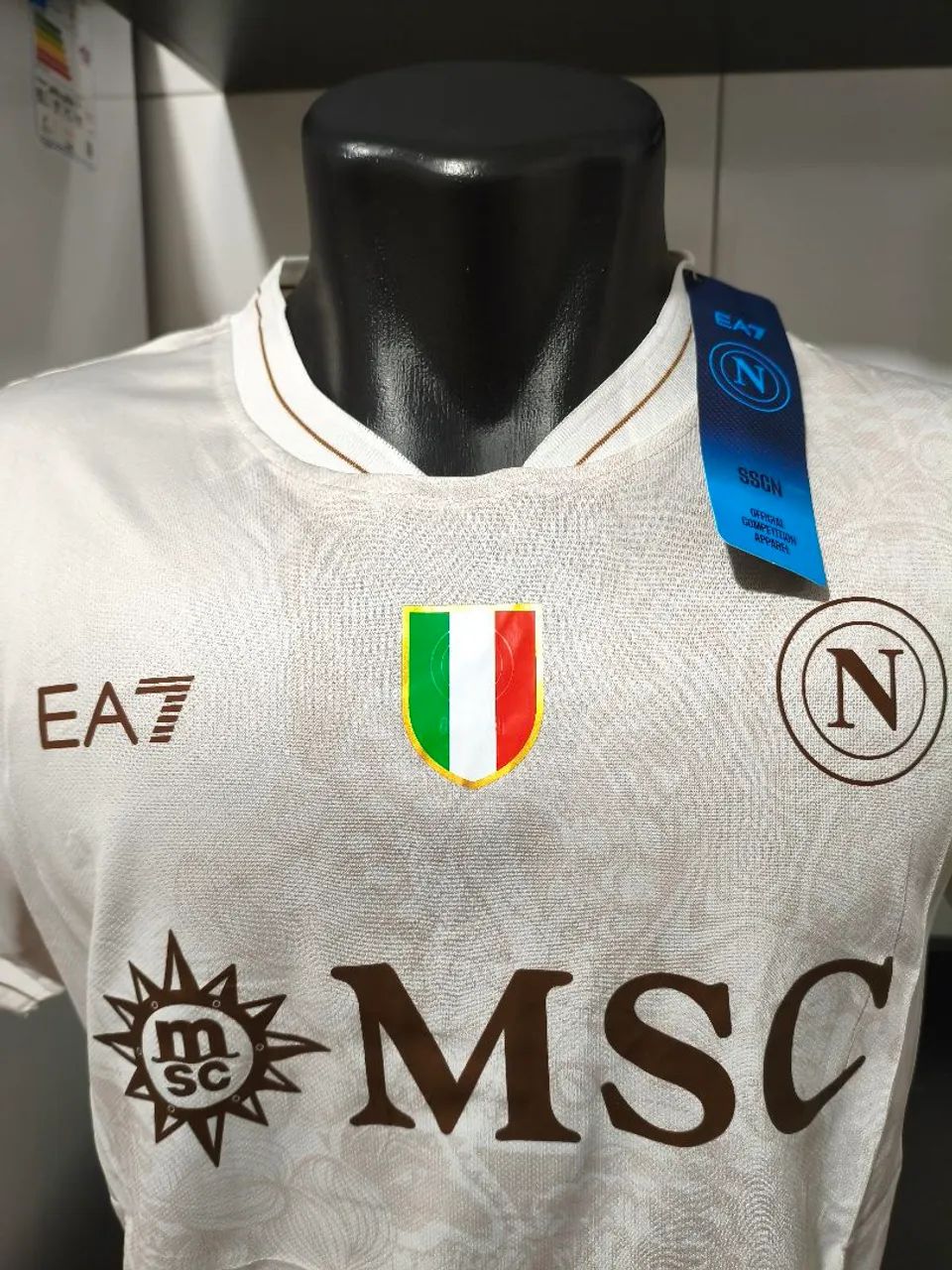 Camisa Napoli Armani Bege - Foto 3