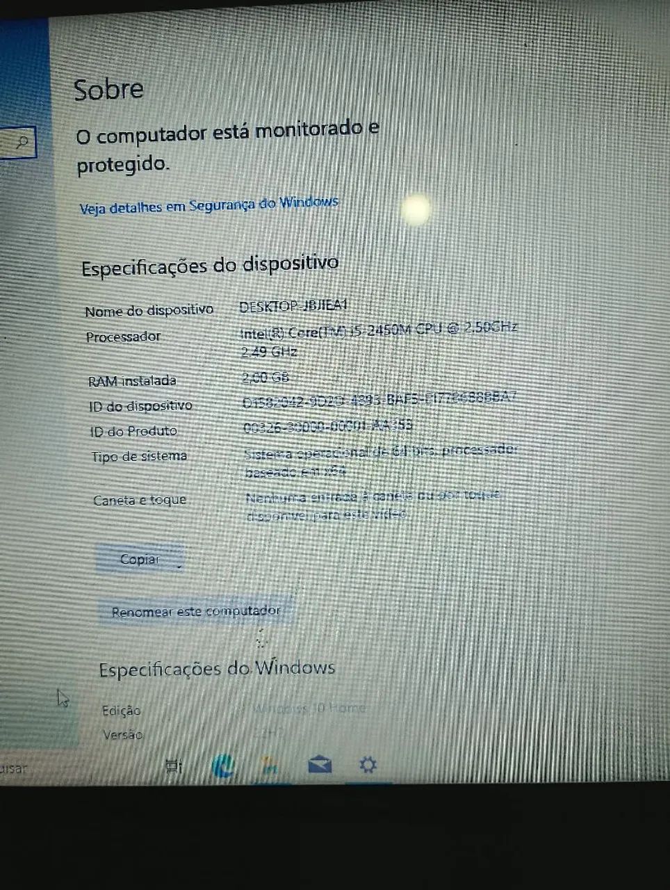 Notebook Dell Inspiron  i5 para arrumar ou retirar peças 