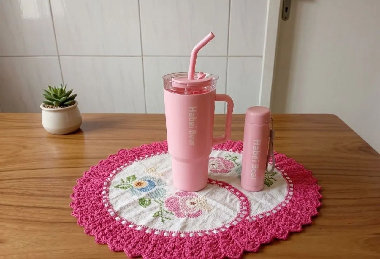 Garrafas rosas 