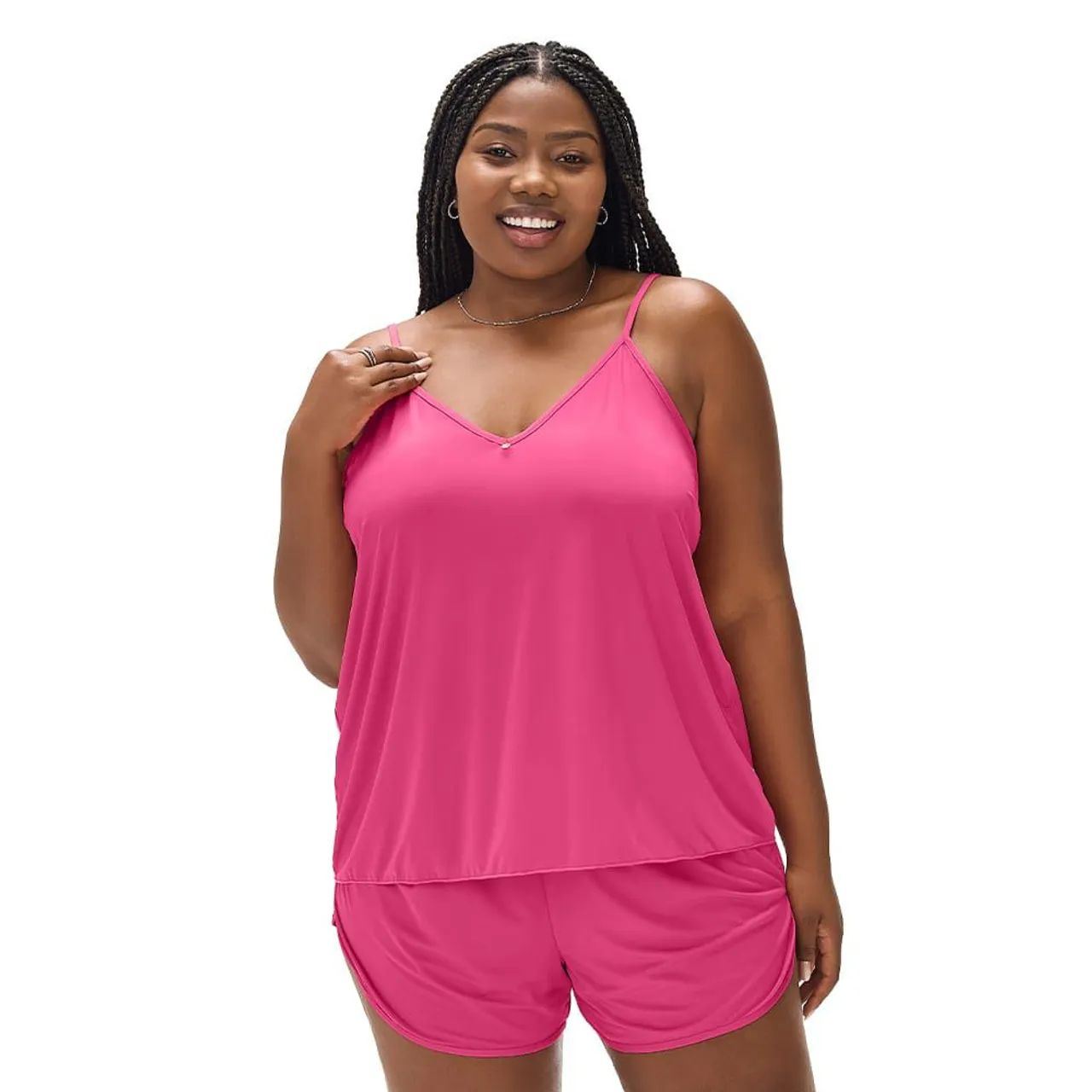 Babydoll Rosa Plus Size - PEÇA ÚNICA