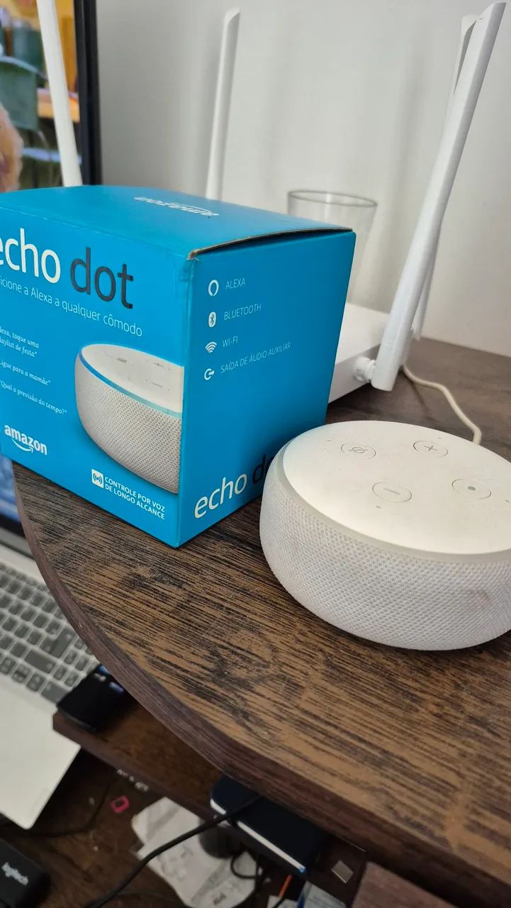 Vendo Echo Dot 3ª geração c/caixa
