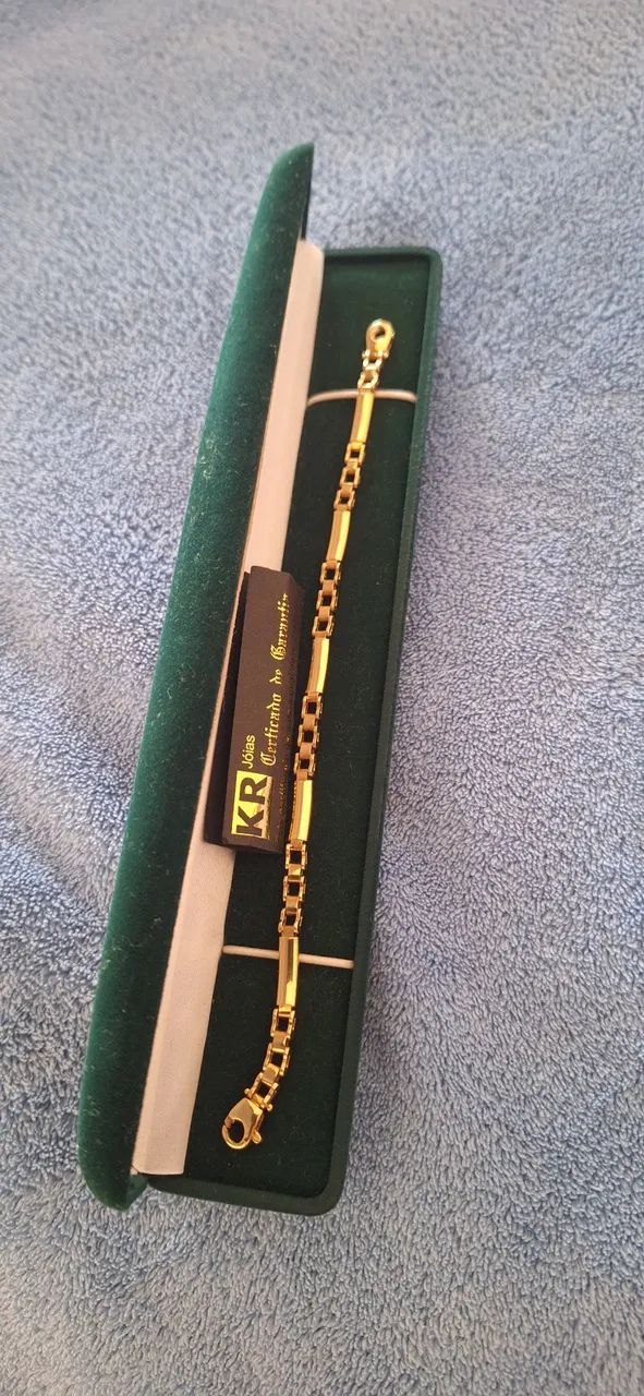 Pulseira de ouro 18k 11,5g