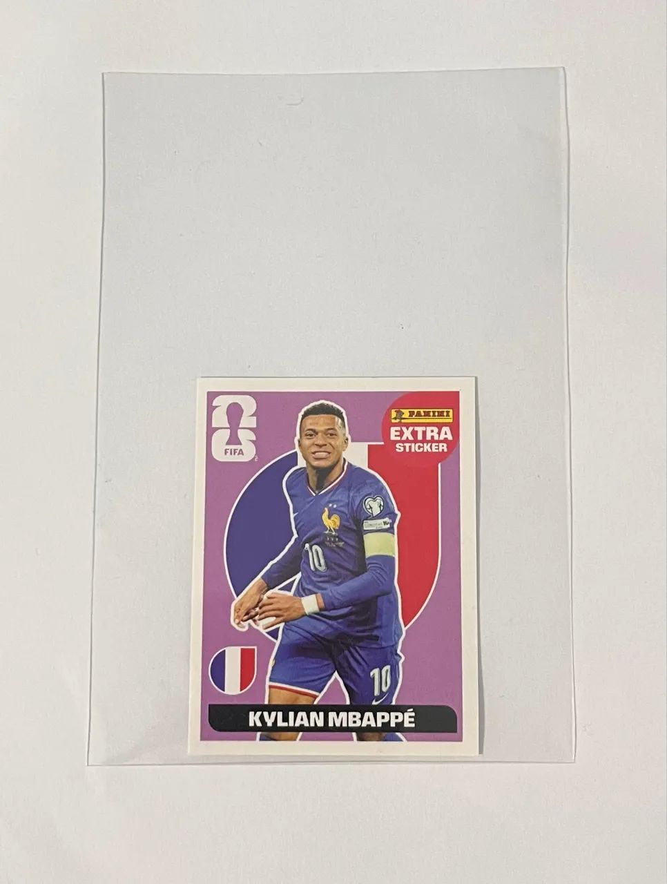 Figurinha Panini Copa do Mundo 2026 - Kylian Mbappé Legend Lilás Rara
