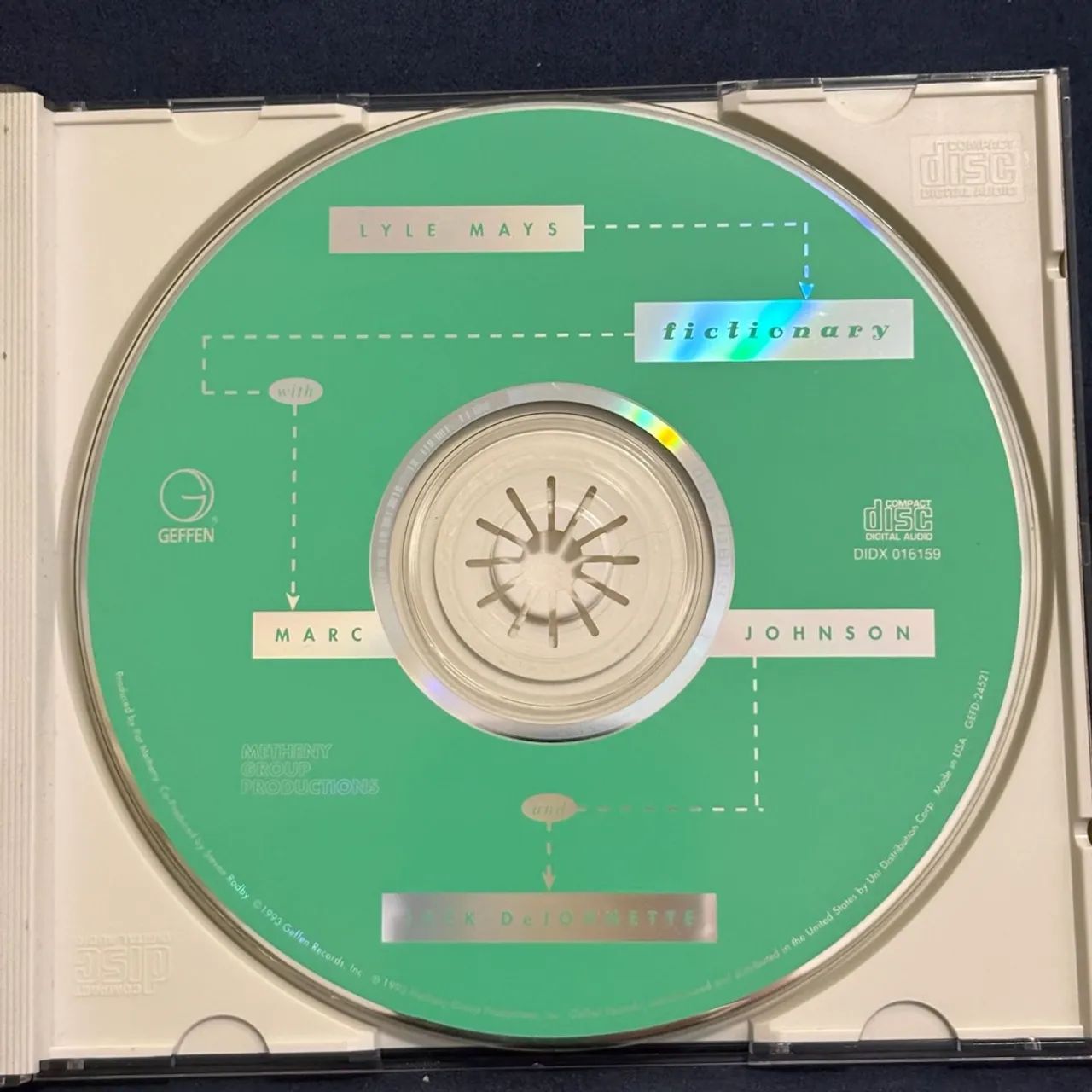 CD Lyle Mays - Fictionary (1993) - Foto 3