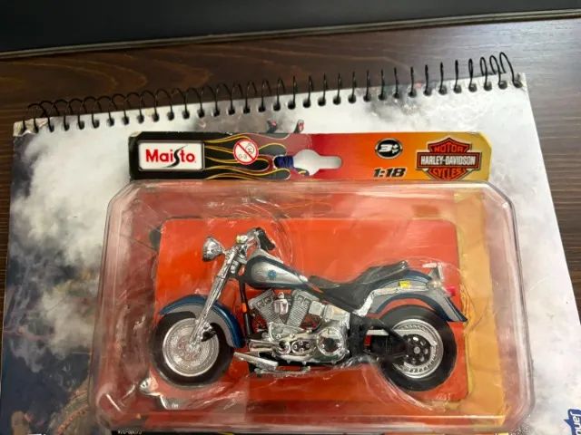 Miniatura Maisto 1998 FLSTF Fat Boy