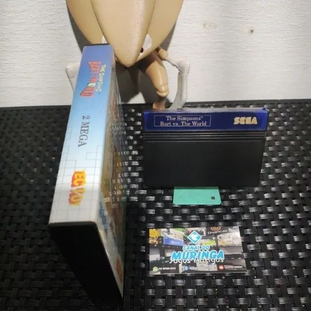 Bart vs the world - Original - Tectoy - Master System - Caixa de plástico padrão Sega. - Foto 2