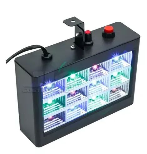 Strobo 12 Leds Rgb/Colorido 15w Rítmico Bivolt Automático - Foto 2