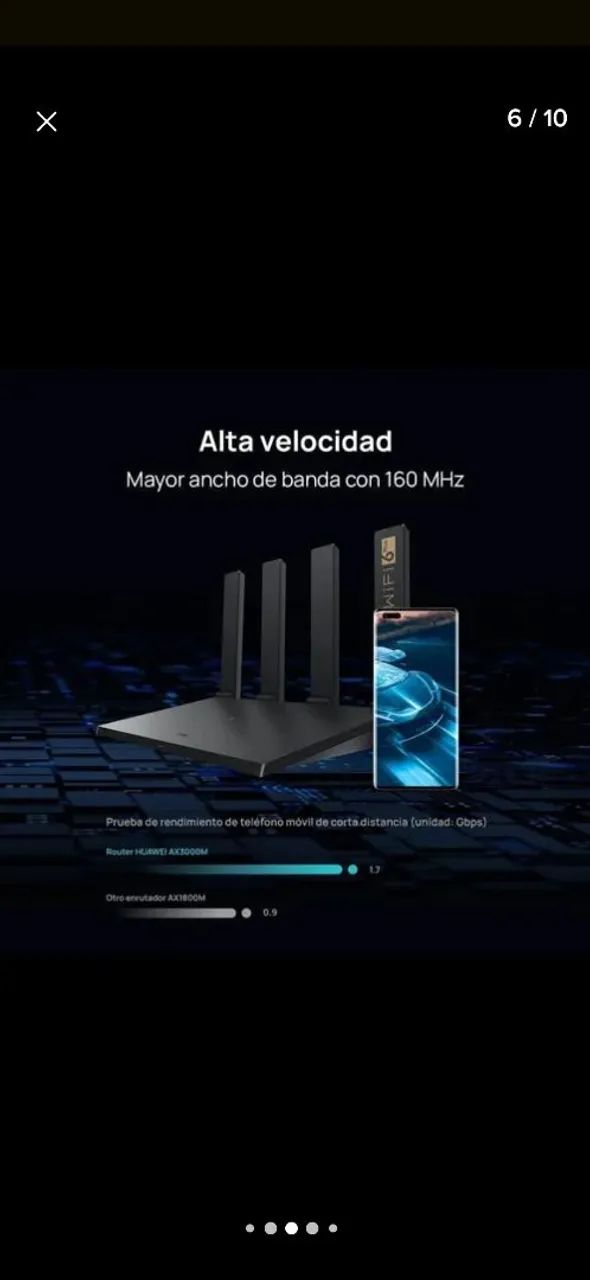 Roteador huawei ax3 pro ws7206 quad-core  - Foto 3