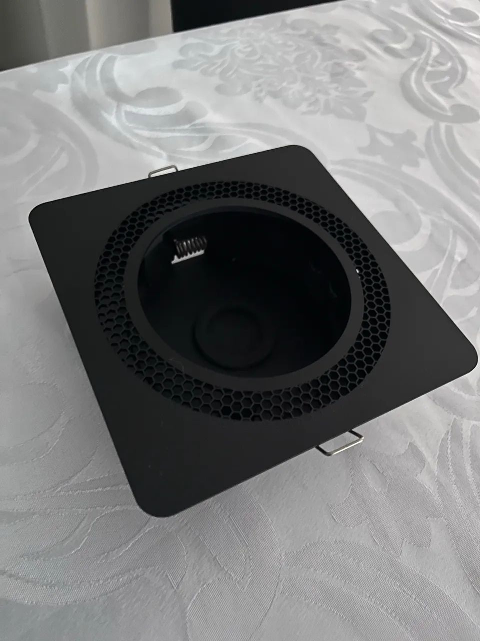 Suporte Teto Echo Dot 3 Quadrado - Preto