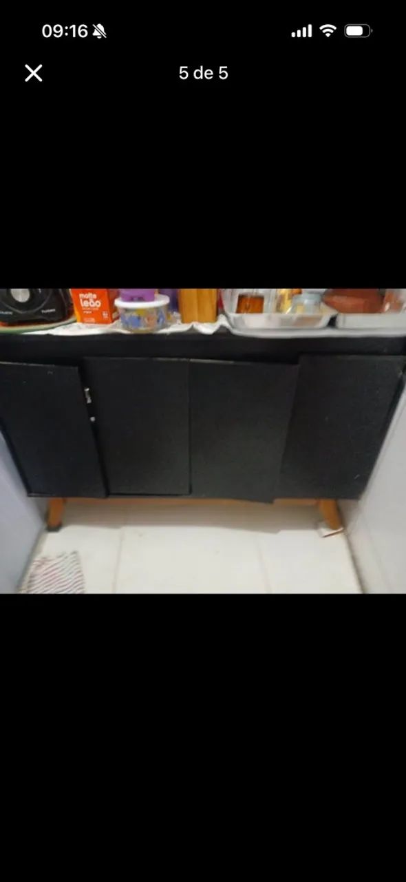 Armario preto de cozinha  - Foto 5