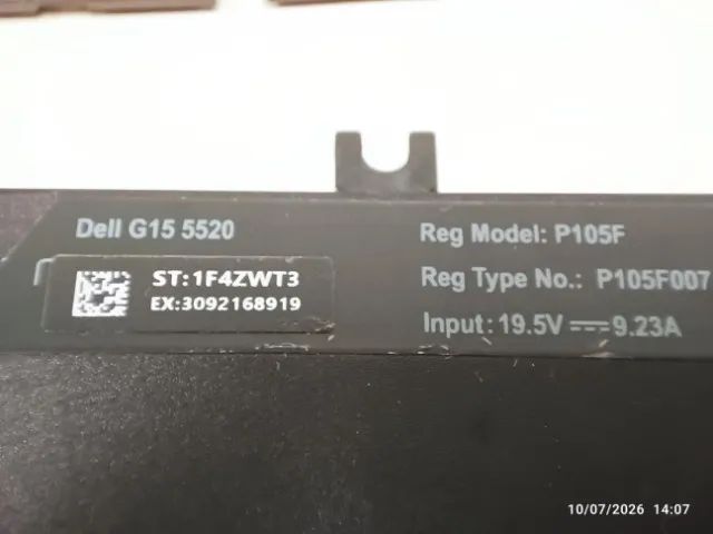 Notebook Dell G15 5520 (peças) - Foto 4