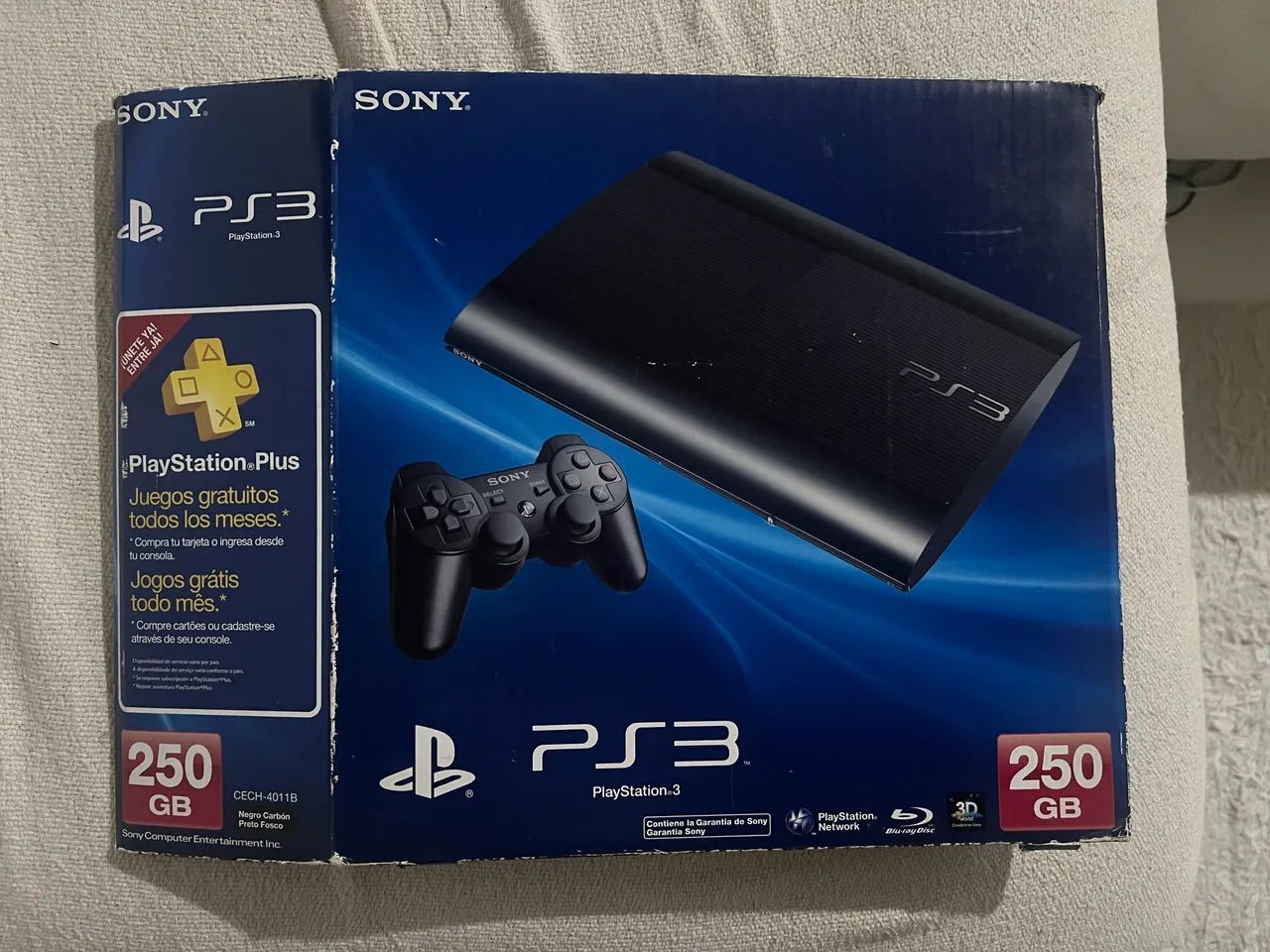 Caixa vazia PlayStation 3 com manual - Peças e Acessórios de Vídeo