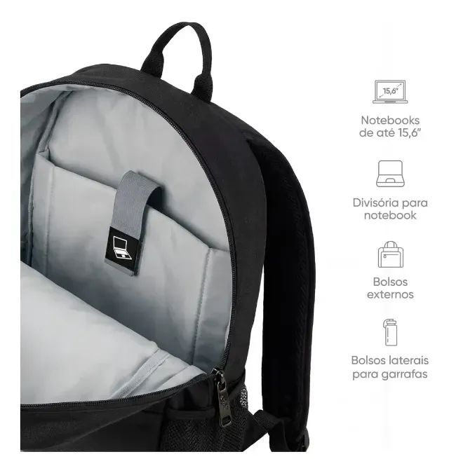 Mochila para Notebook 15.6" Slim Get NOVA - Foto 2
