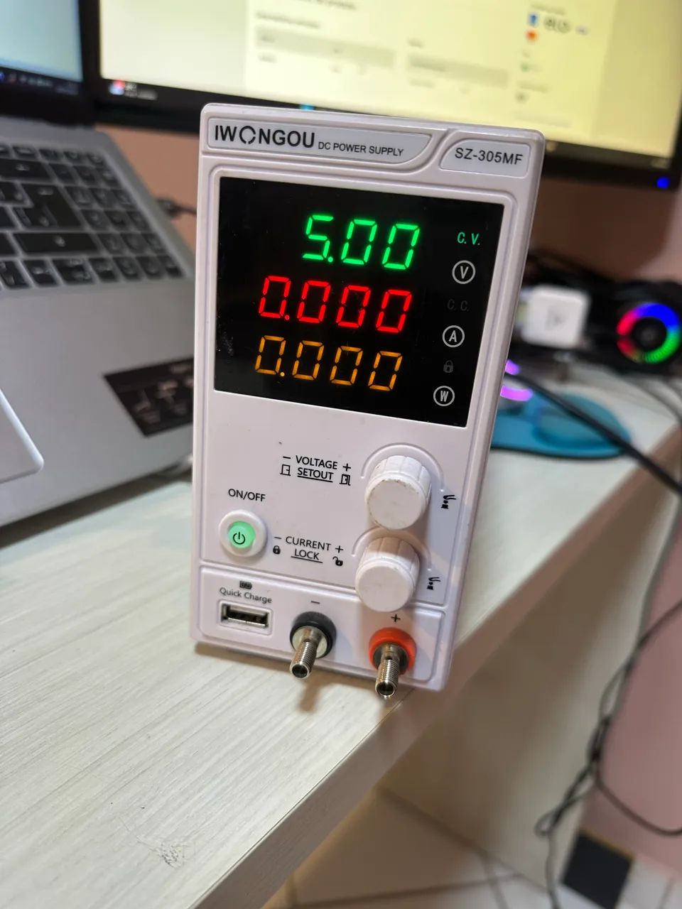 Fonte de bancada e soprador  - Foto 2