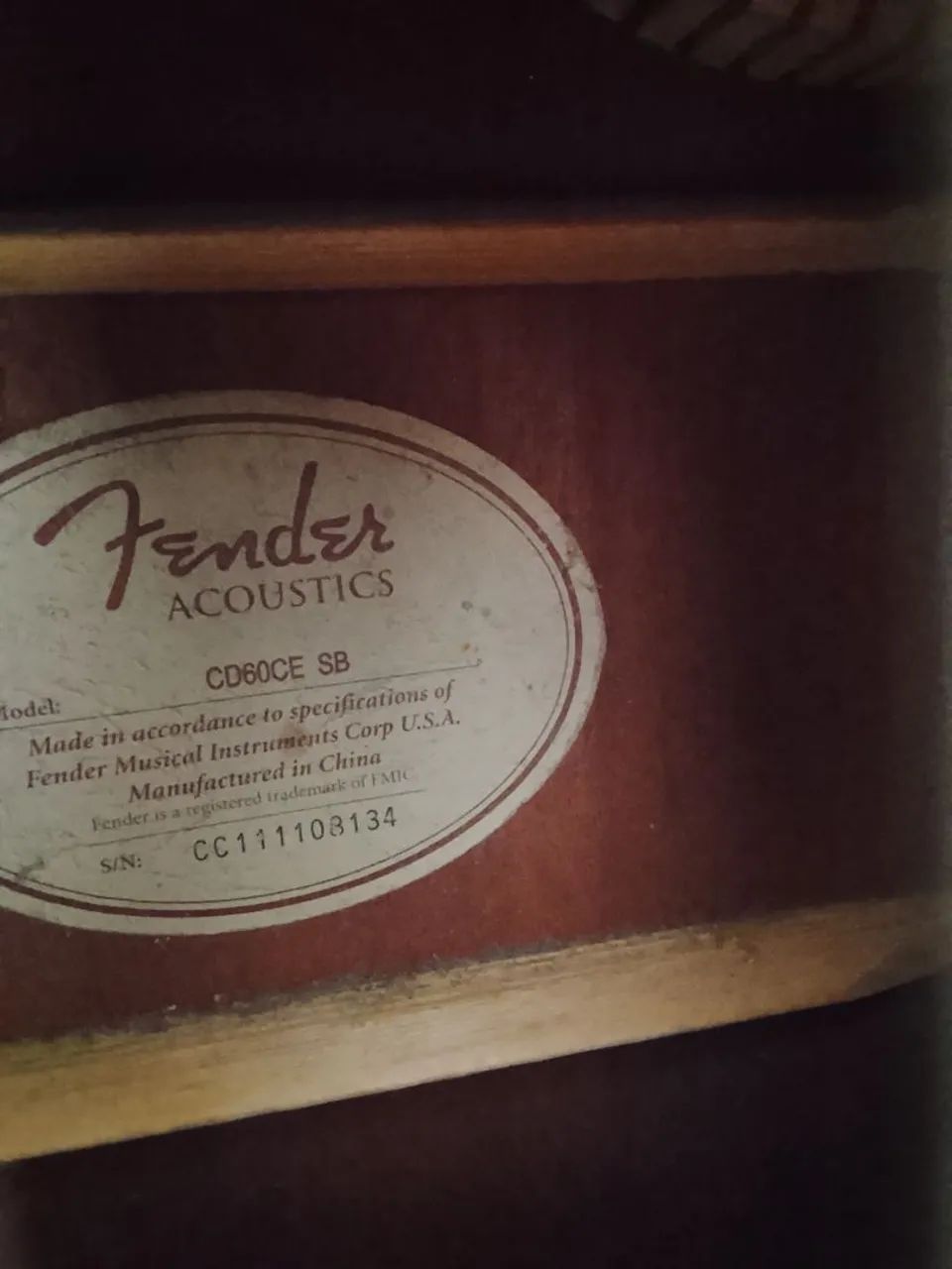 Violão Fender CD60CE - Foto 4