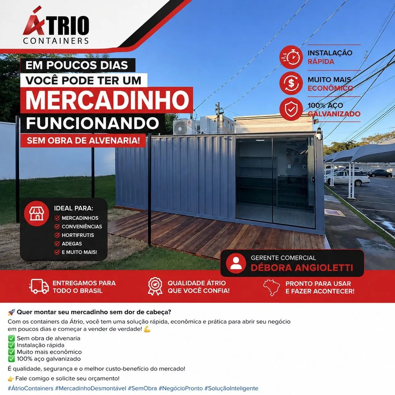 Container mercadinho 6m - Foto 3