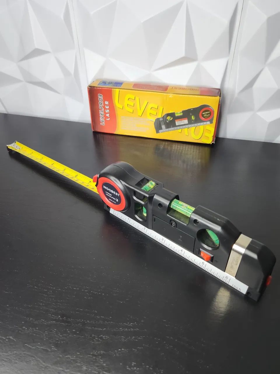 Trena 4 em 1 Com Laser 3 Modos + Nível 