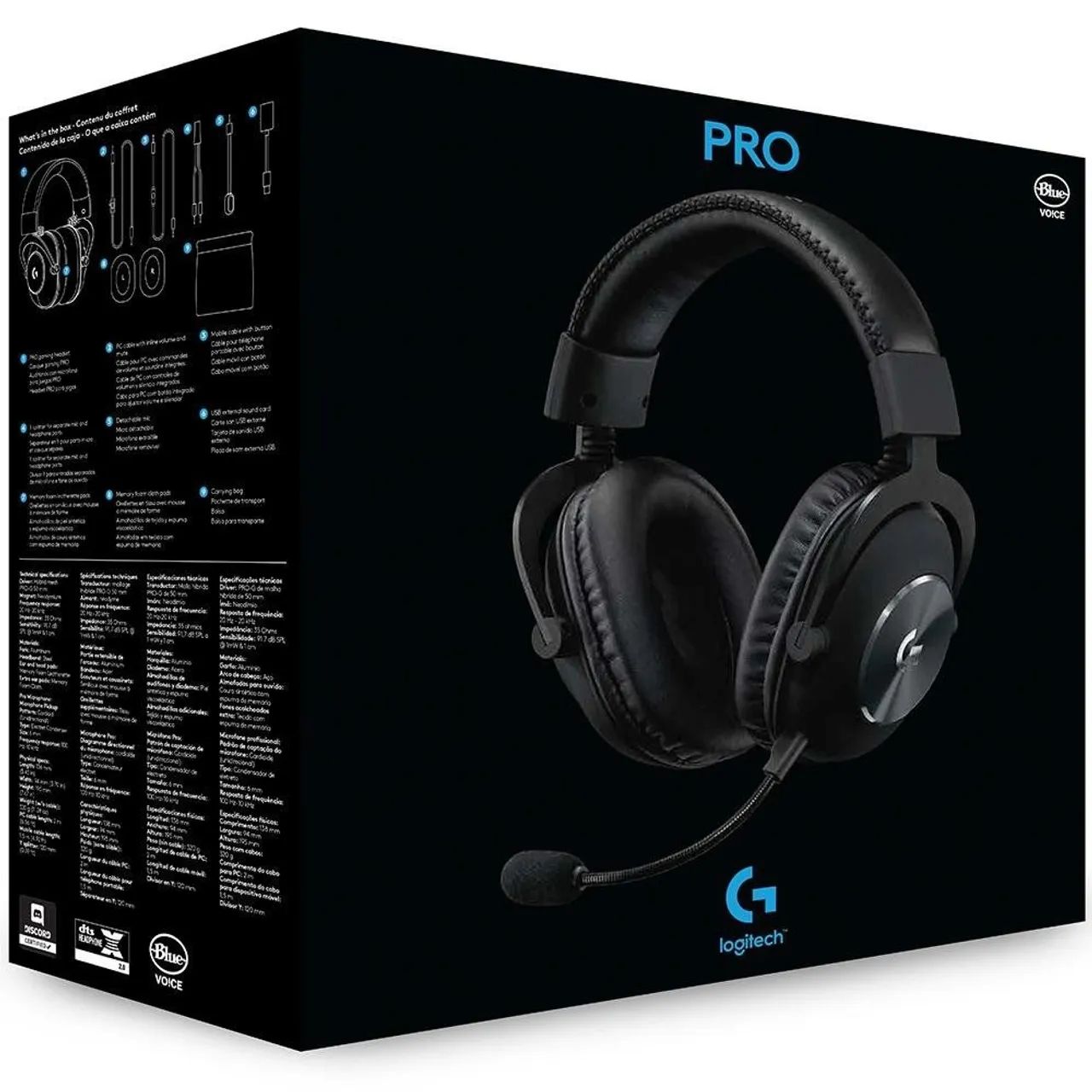 Headset Logitech G Pro X com fio (Original) - Foto 5