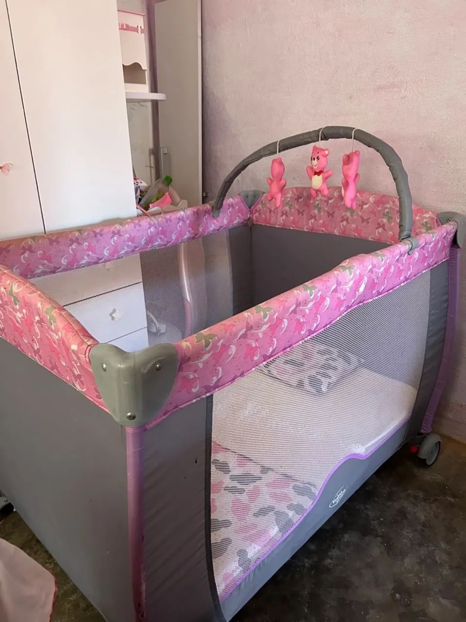berço bebê menina 