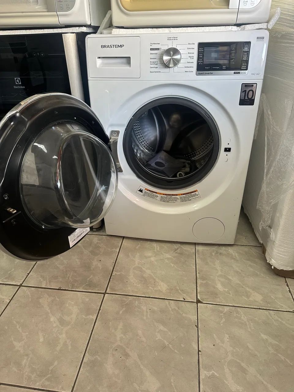 Lava e seca Brastemp 10kg 127v NOVA com avarias  - Foto 5