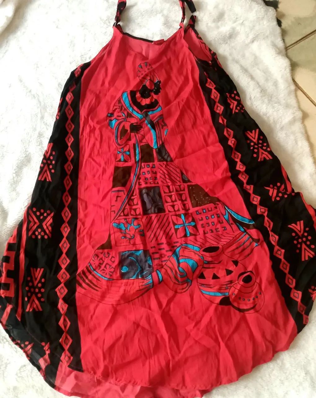 Vestido. -  Feminino Indiano 