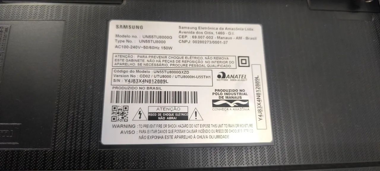 Smartv Samsung para retirar pecas 