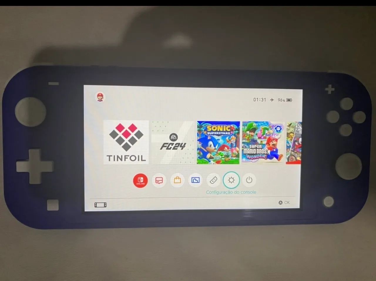 Nintendo Switch Lite desbloqueado 128GB 