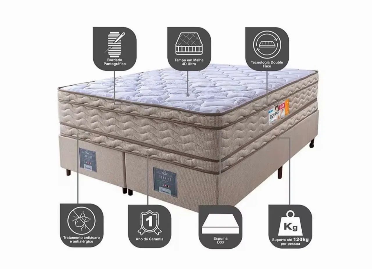 Cama Box King  - Foto 2
