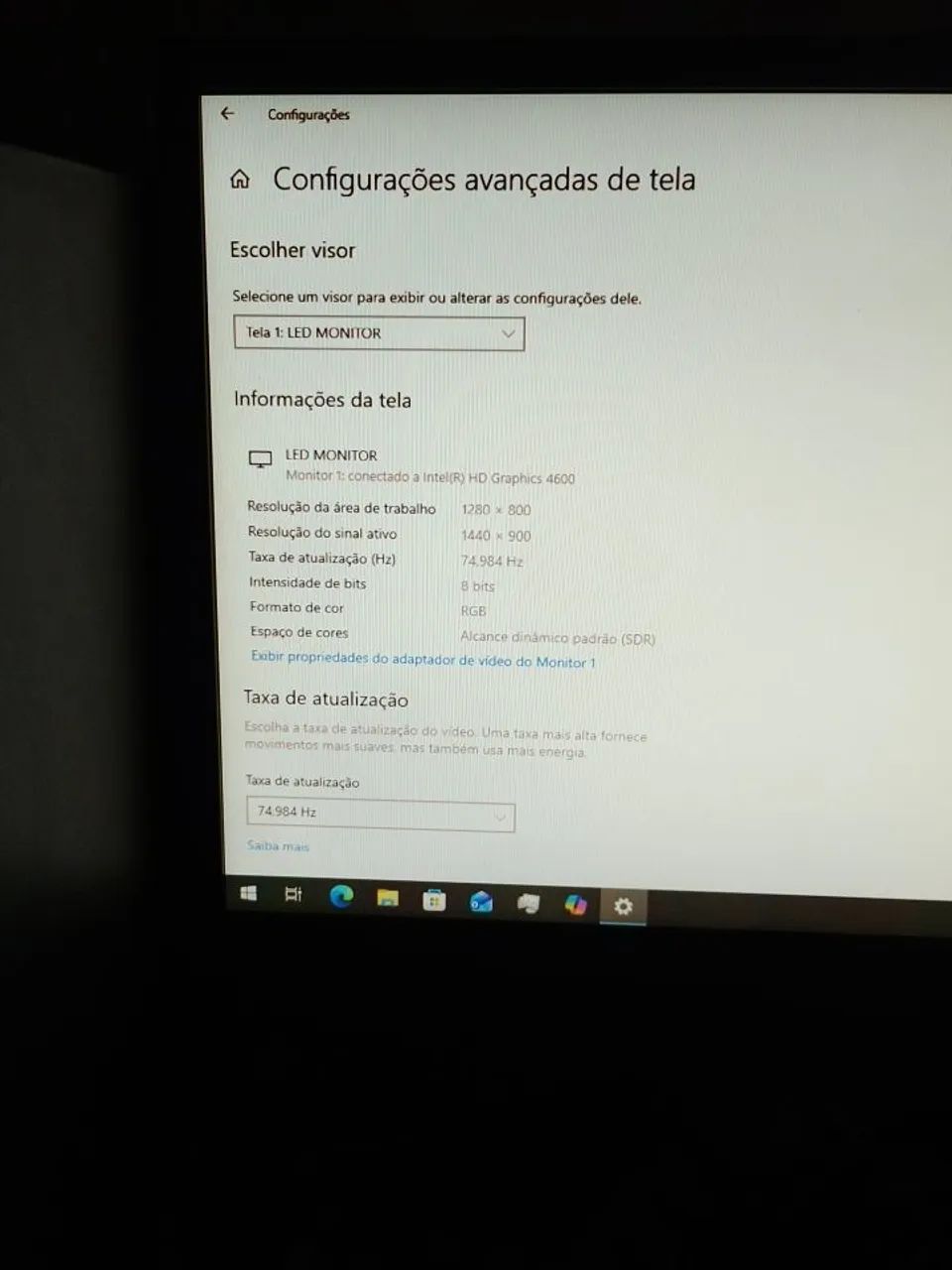 Monitor LED 1440x900 75Hz - Foto 5