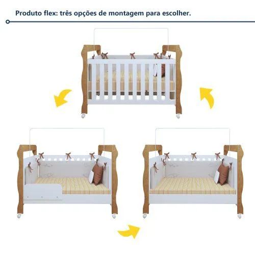 Berço e mini cama moderno confortável pronta entrega  - Foto 4