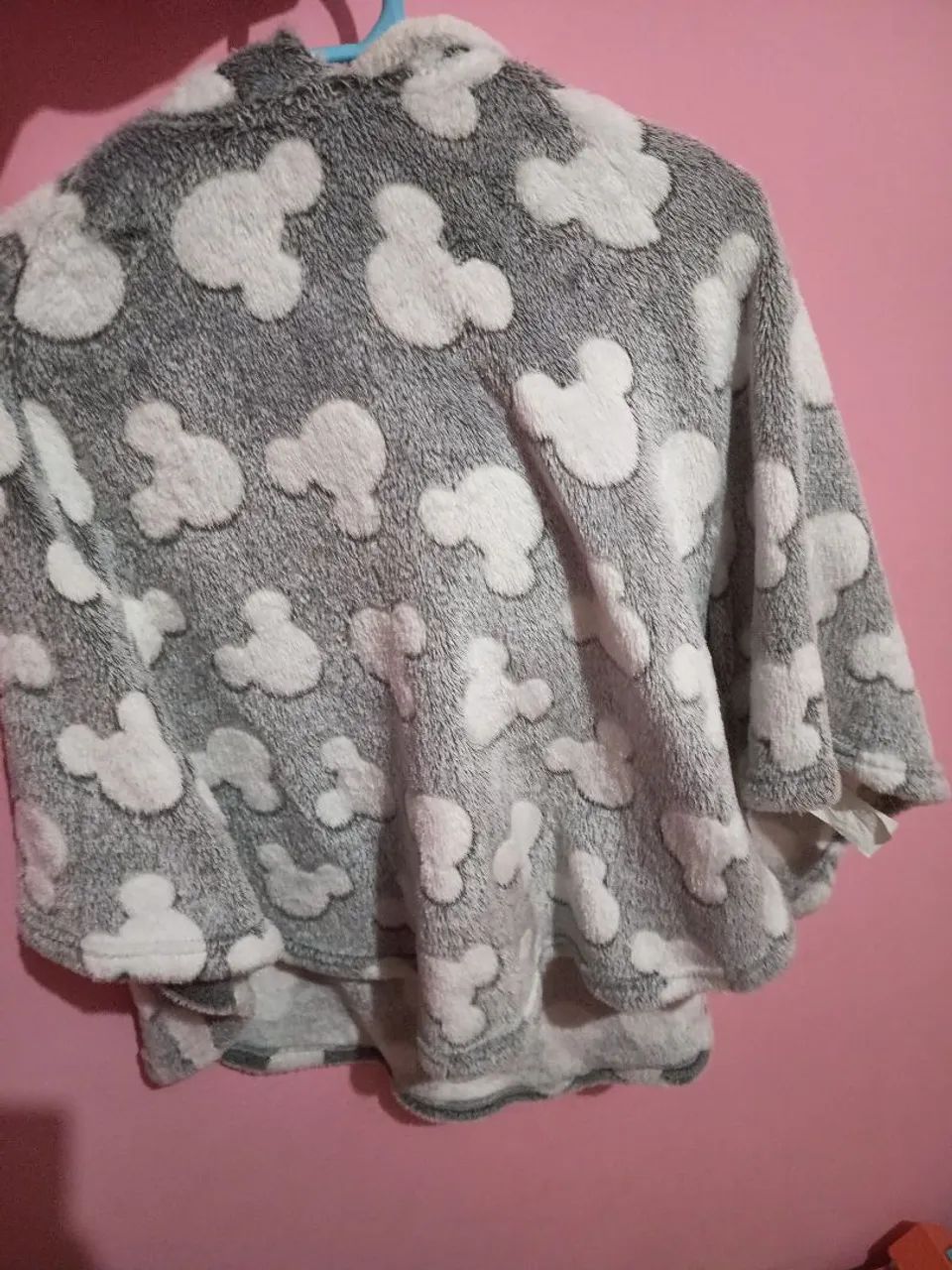 Poncho infantil com touca 