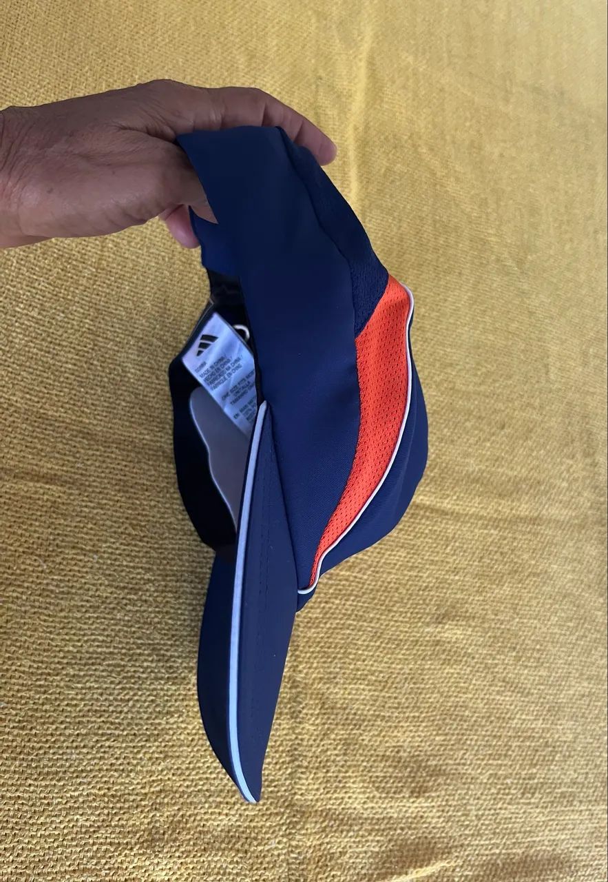 Boné Adidas Novo - Original - Azul/laranja - Foto 5
