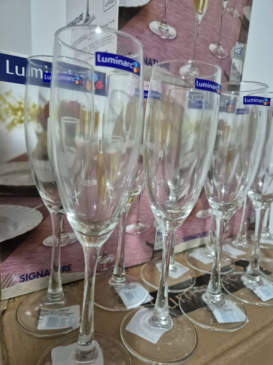 Taças de Espumantes e Champagnes