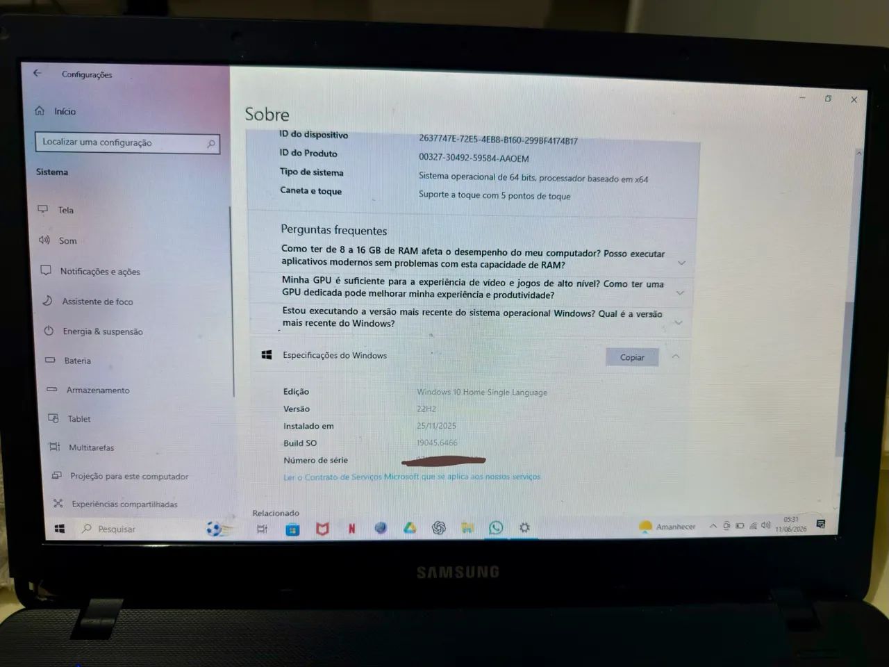 NOTEBOOK SAMSUNG EXPERT X23 - CORE i5 - 8GB RAM - NVIDIA GEFORCE - 1TB - Foto 2