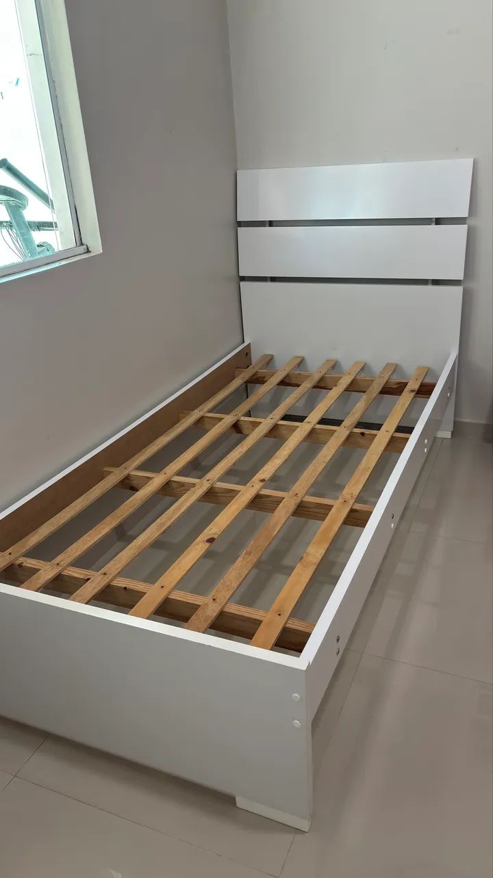Cama de solteiro em MDF - Foto 2